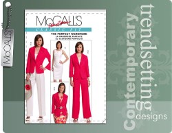 5818 MCCALLS PALMER PALMER 1 BUTTON JACKET, SHEATH,  PANTS PATTERN 12=20